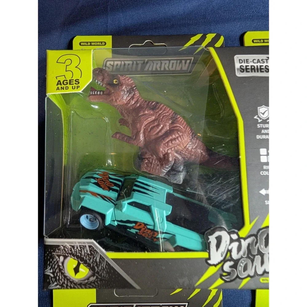 Spirit Arrow Dino Sour Toy  Dinosaur Set‎ Of 4 Gift Christmas